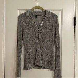 Grey Morrissey Sparkle Top